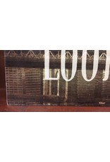 "Look Closer" cityscape wall decor