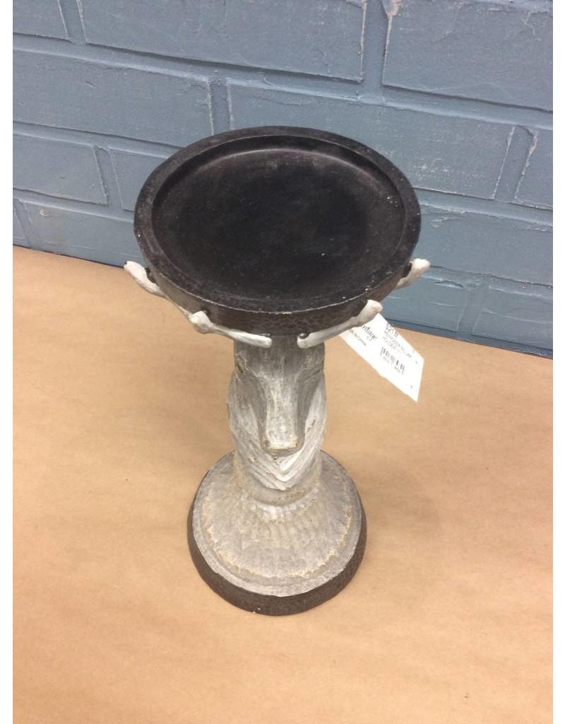 REINDEER PILLAR HOLDER 11"