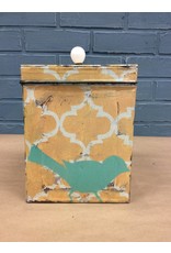 Large Bird Tin Box