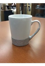 White Glitter Mug
