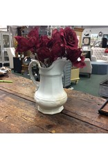 WHITE IRONSTONE PITCHER