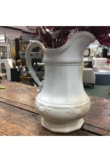 WHITE IRONSTONE PITCHER