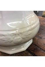 WHITE IRONSTONE PITCHER