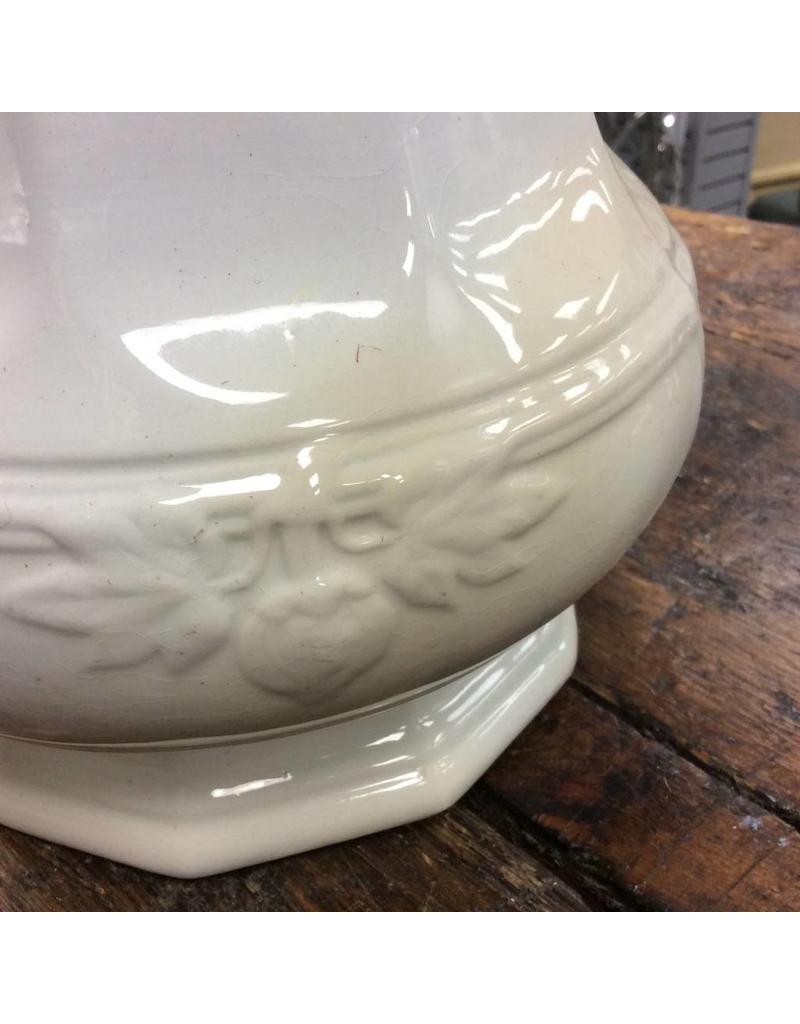 WHITE IRONSTONE PITCHER