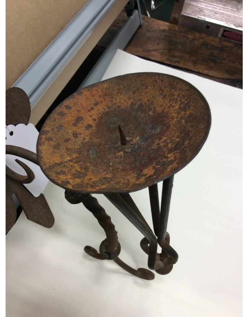 Rusty Iron Candle Sconce