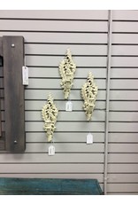 Pair Ornate Metal Wall Sconces