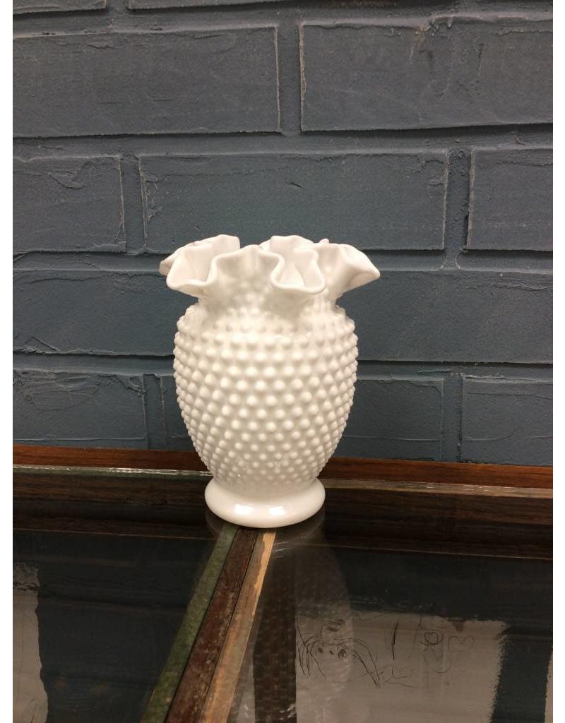 Milk Glass Vase - Fenton
