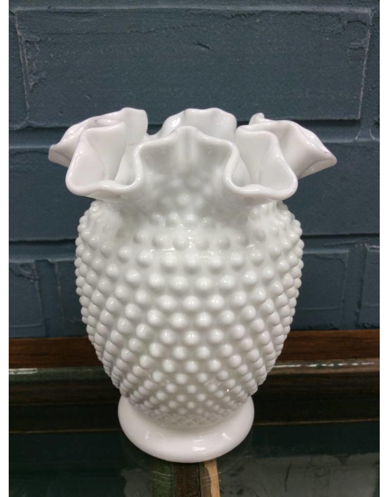 Milk Glass Vase - Fenton