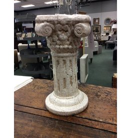 Ivory Column Pedestal Display