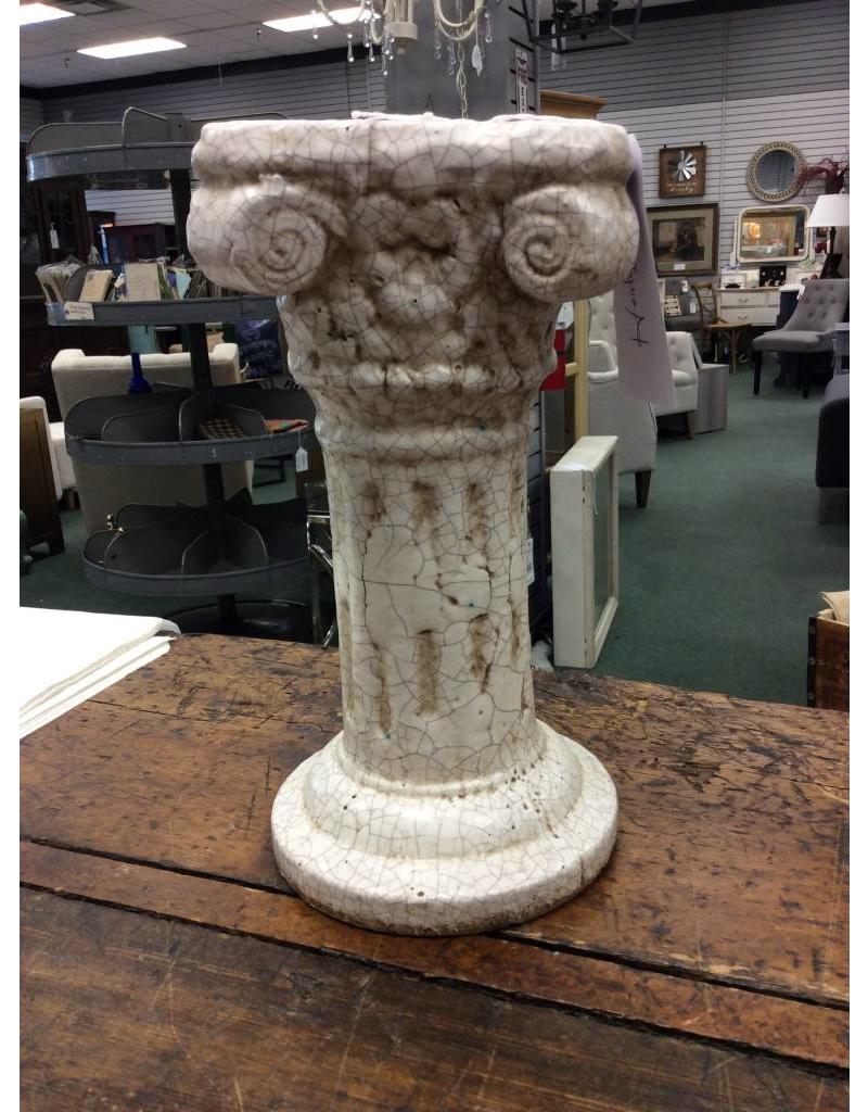 Ivory Column Pedestal Display