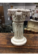 Ivory Column Pedestal Display