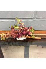 Purple Succulent Pick 9"