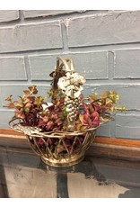 Purple Succulent Pick 9"