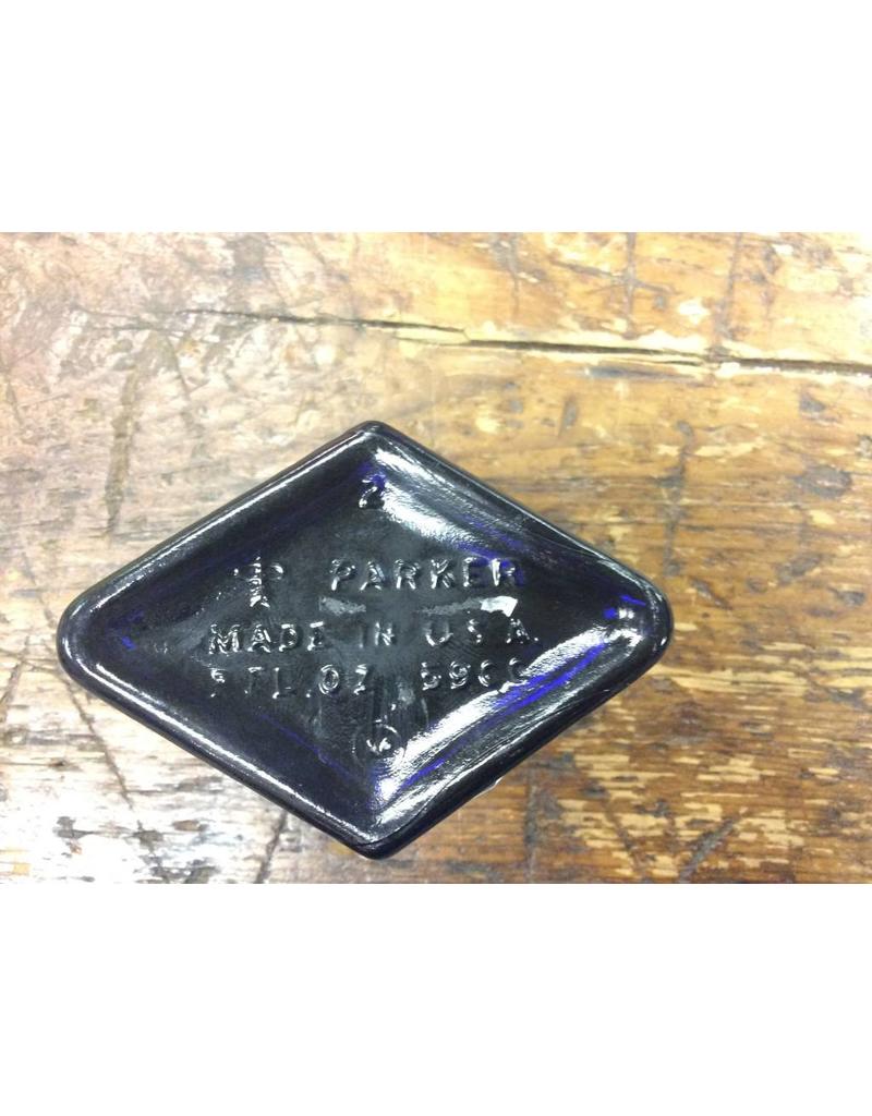 Vintage Parker Cobalt Glass Ink Bottle