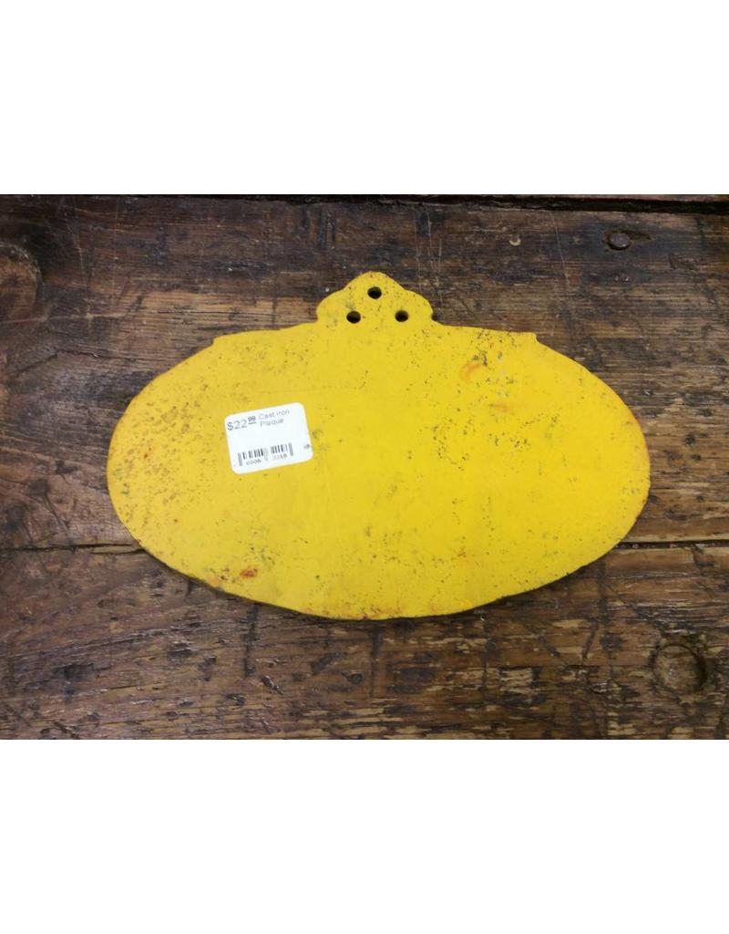 Cast Iron Plaque