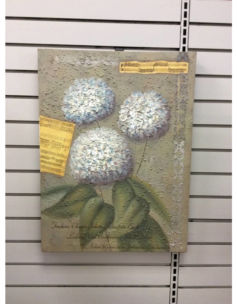 Hydrangea and Music Print