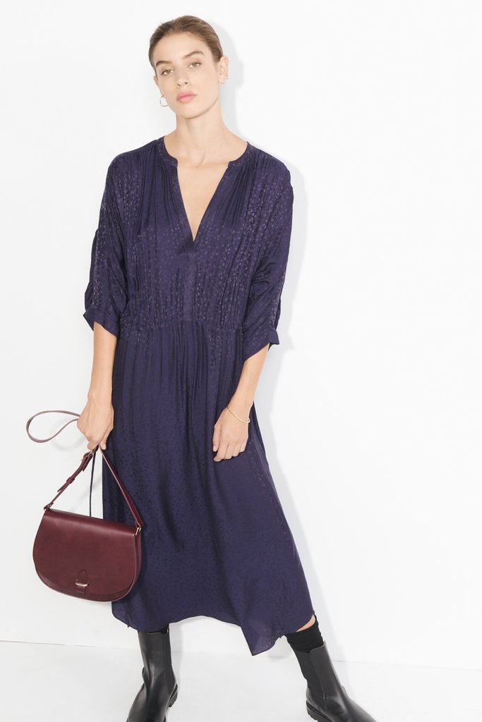 silk floaty dress