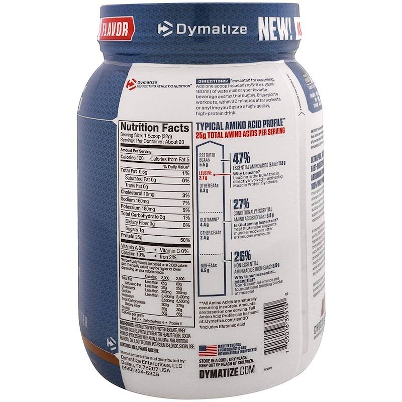 Iso 100 Nutrition Facts Besto Blog