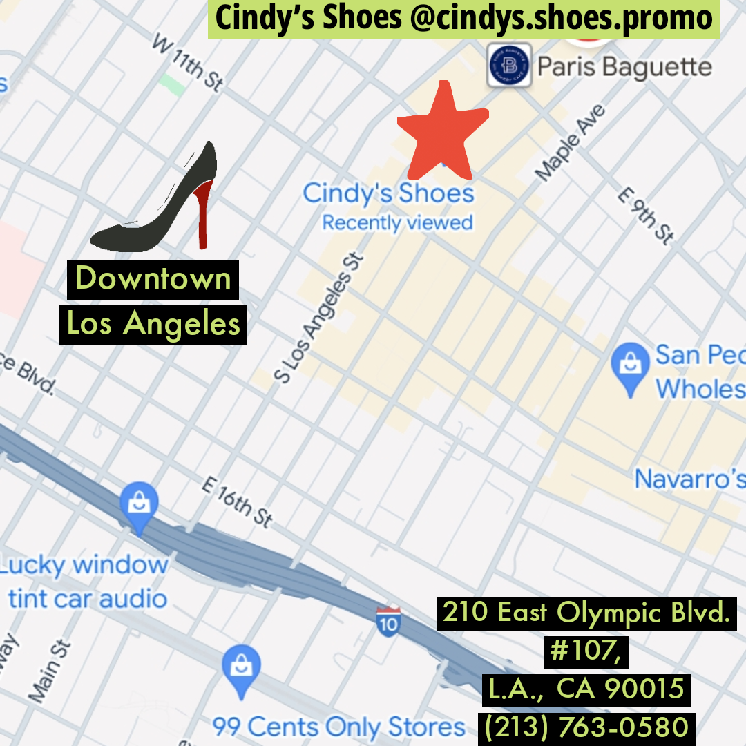 Cindy's Shoes Location Map