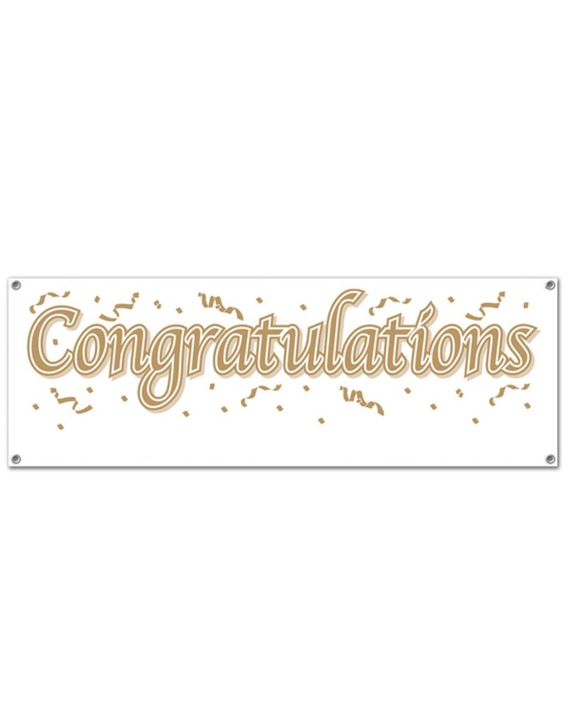 congratulations banner 5 x