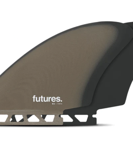 FUTURES FK2 GLASS KEEL BLK/GRY