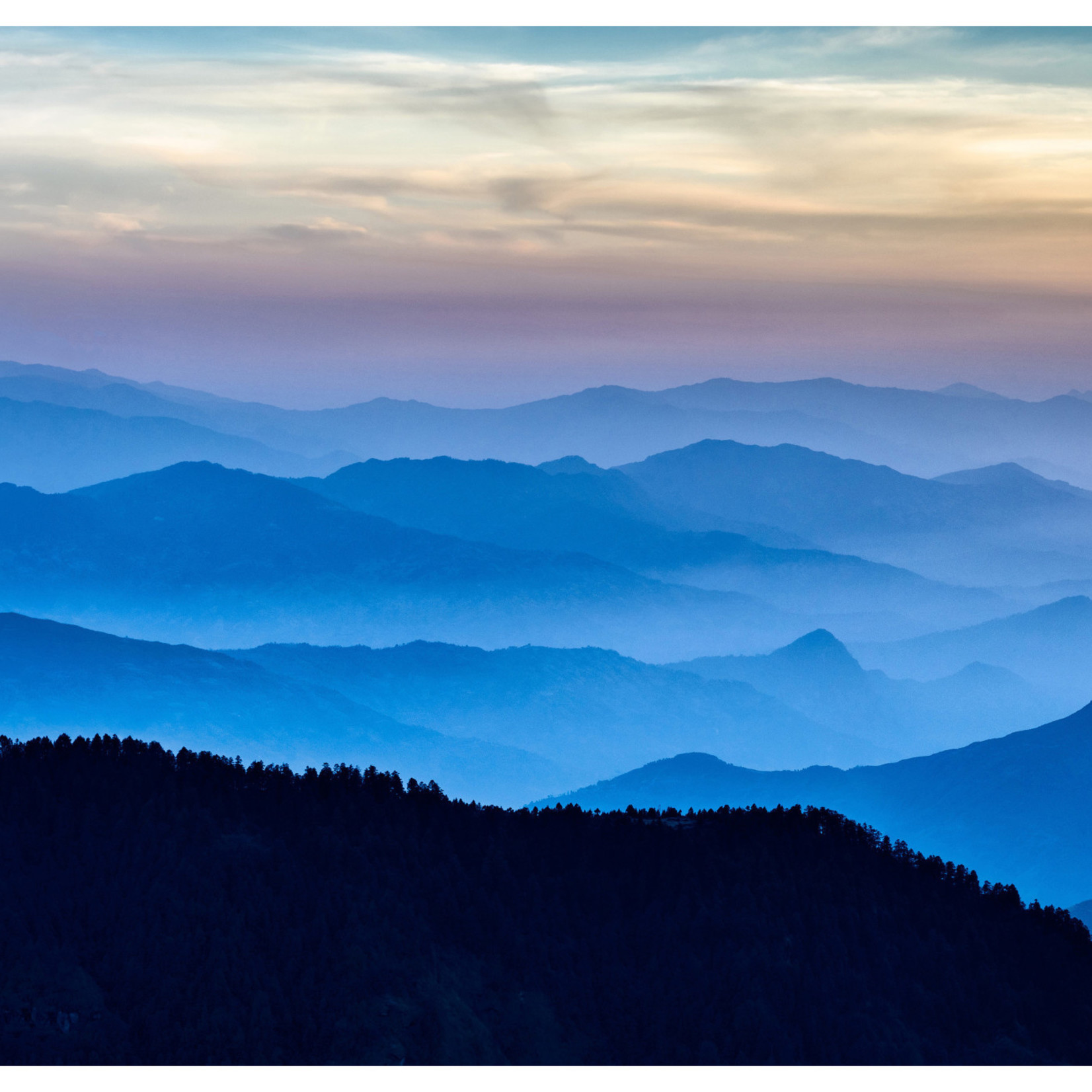 The Blue Mountains by S. Pesterev Back Lit Photography