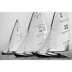 Fine Art Print on Rag Paper S- Boats in Line