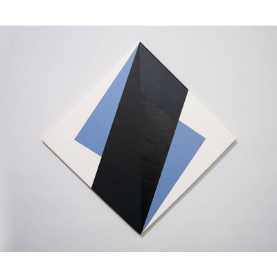 Framed Print on Canvas: As a Square 02 by Rodrigo Martin