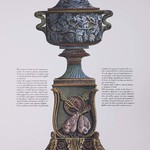 Framed Print on Rag Paper: Piranesi Urn for Cavalier Pougens