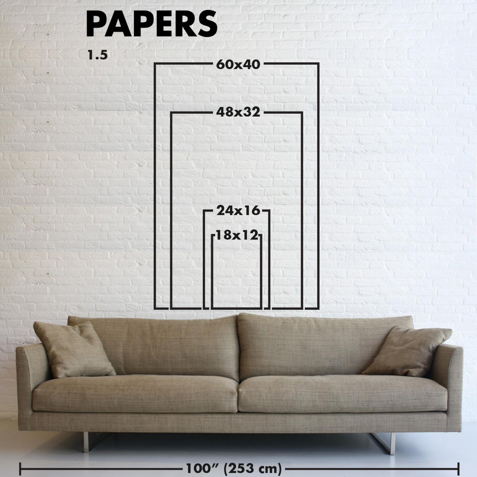 Framed Print on Rag Paper: Disparity by Alejandro Franseschini
