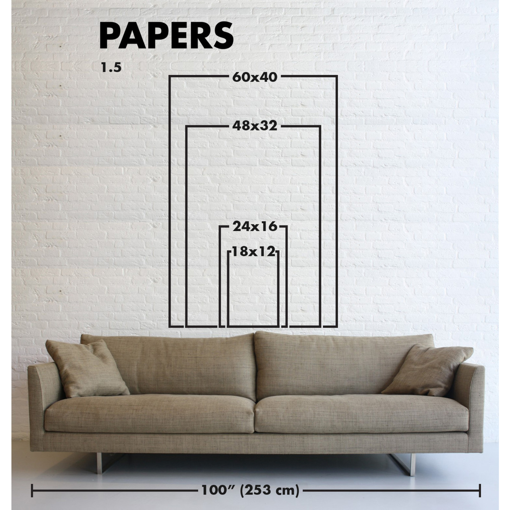 Framed Print on Rag Paper: Disparity by Alejandro Franseschini