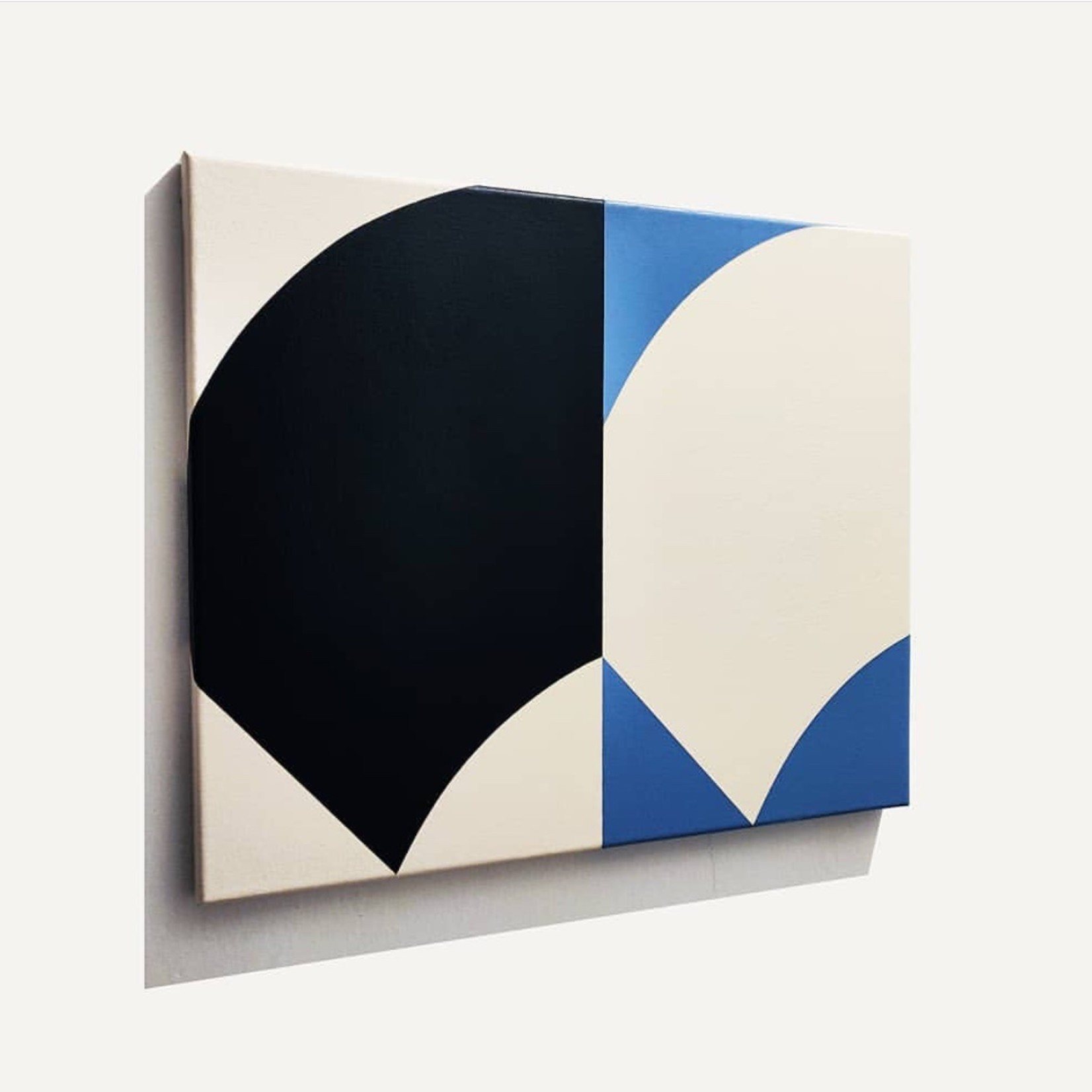 Framed Print on Canvas: Double Curve by Rodrigo Martin