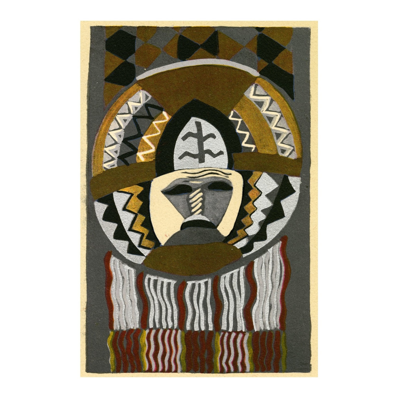 The Picturalist | Fine Art Prints on Paper African Mask by Edouard Benedictus