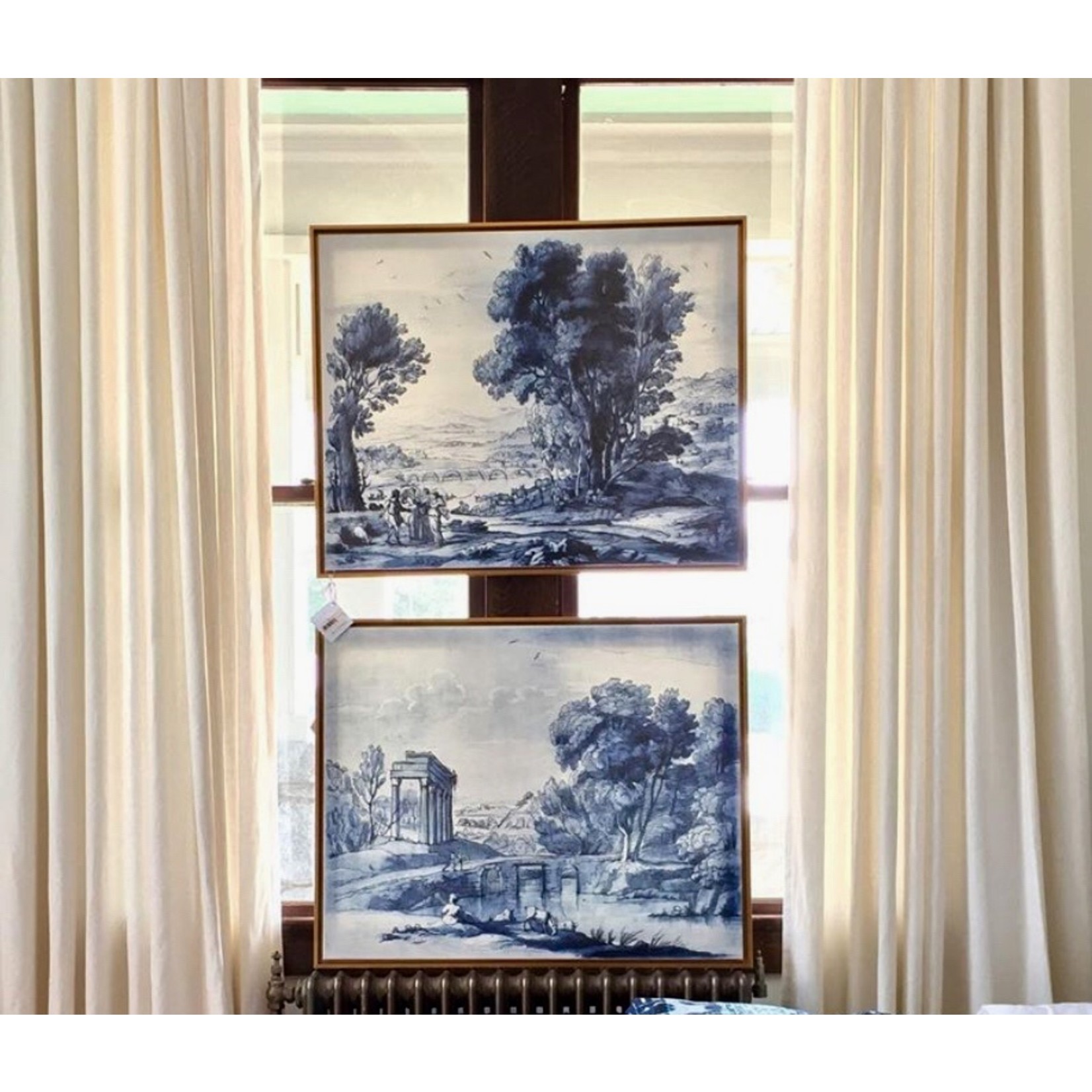 Framed Print on Canvas: Pastoral 2 from the collection of The Duke of Devonshire