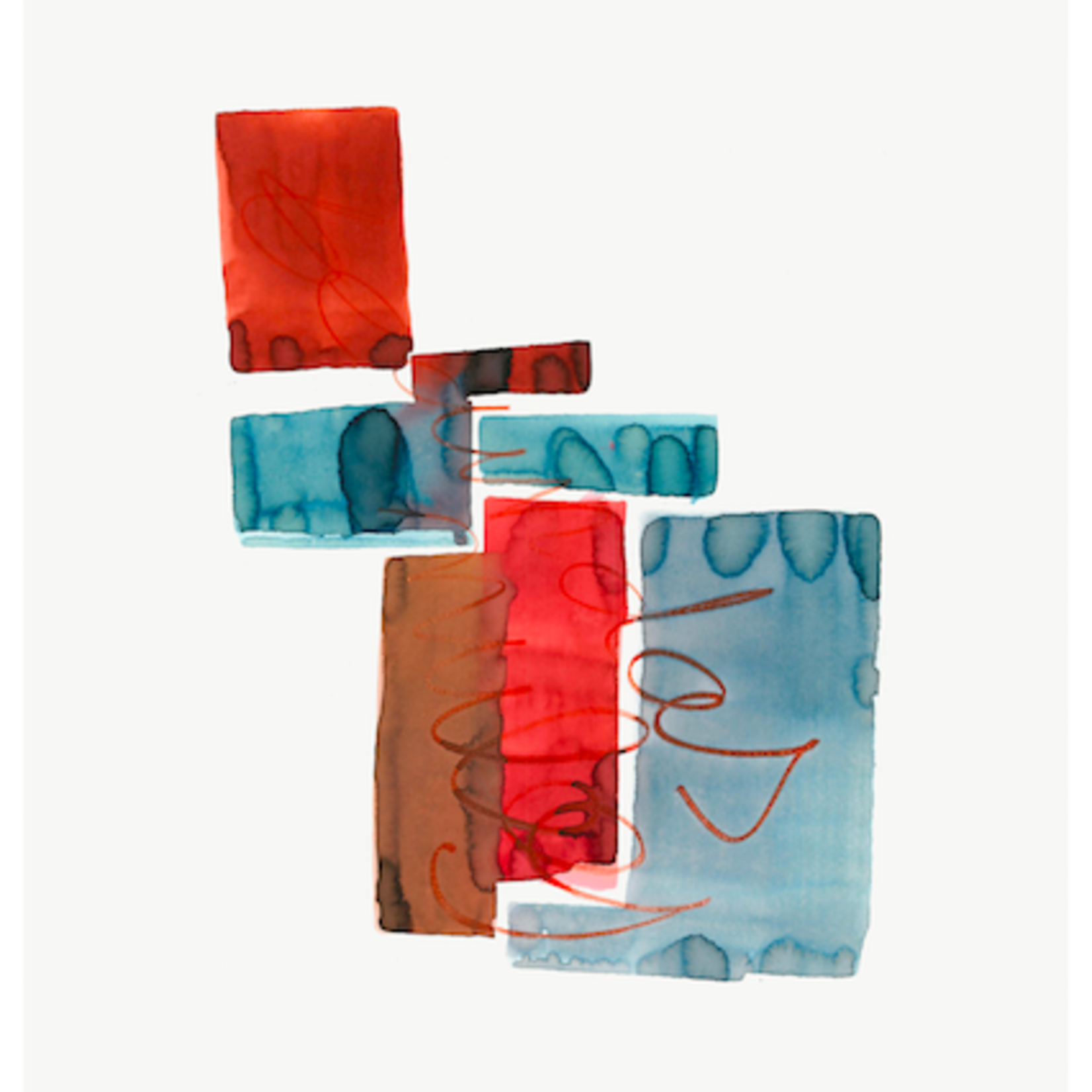 Framed Print on Rag Paper: Color Study 3 By Encarnacion Portal Rubio