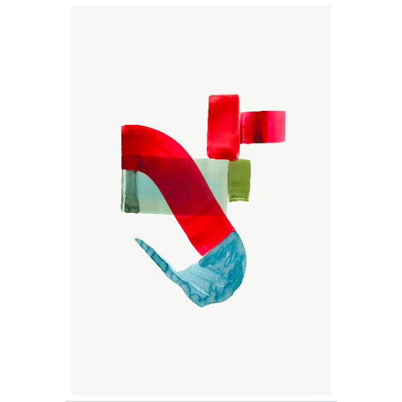 The Picturalist | Fine Art Prints on Paper Color Study 10 By Encarnacion Portal Rubio