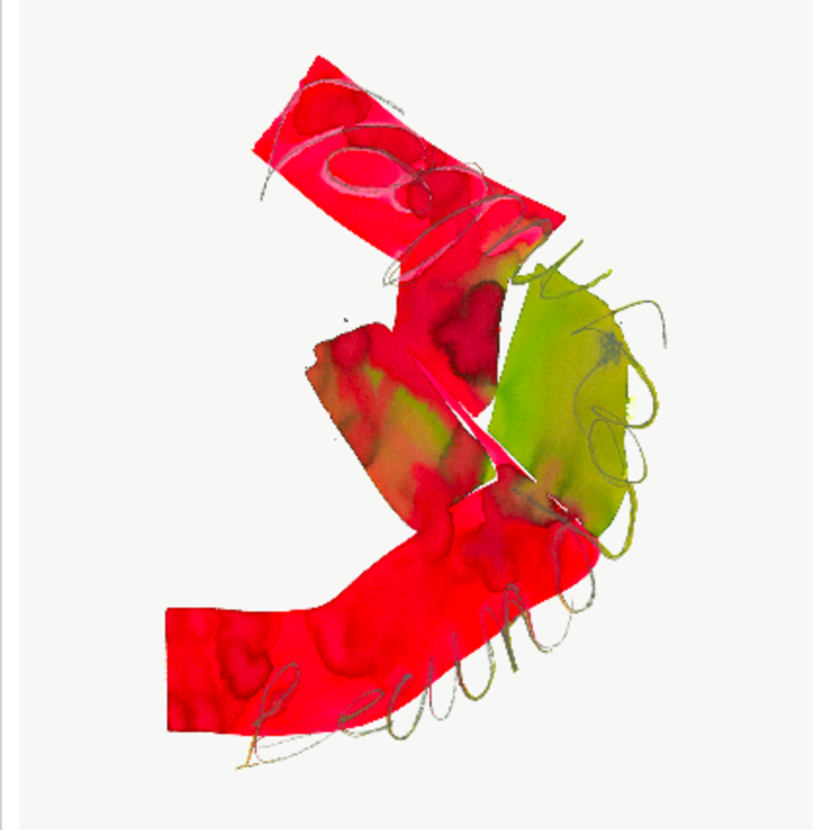 Framed Print on Rag Paper: Color Study 22 By Encarnacion Portal Rubio