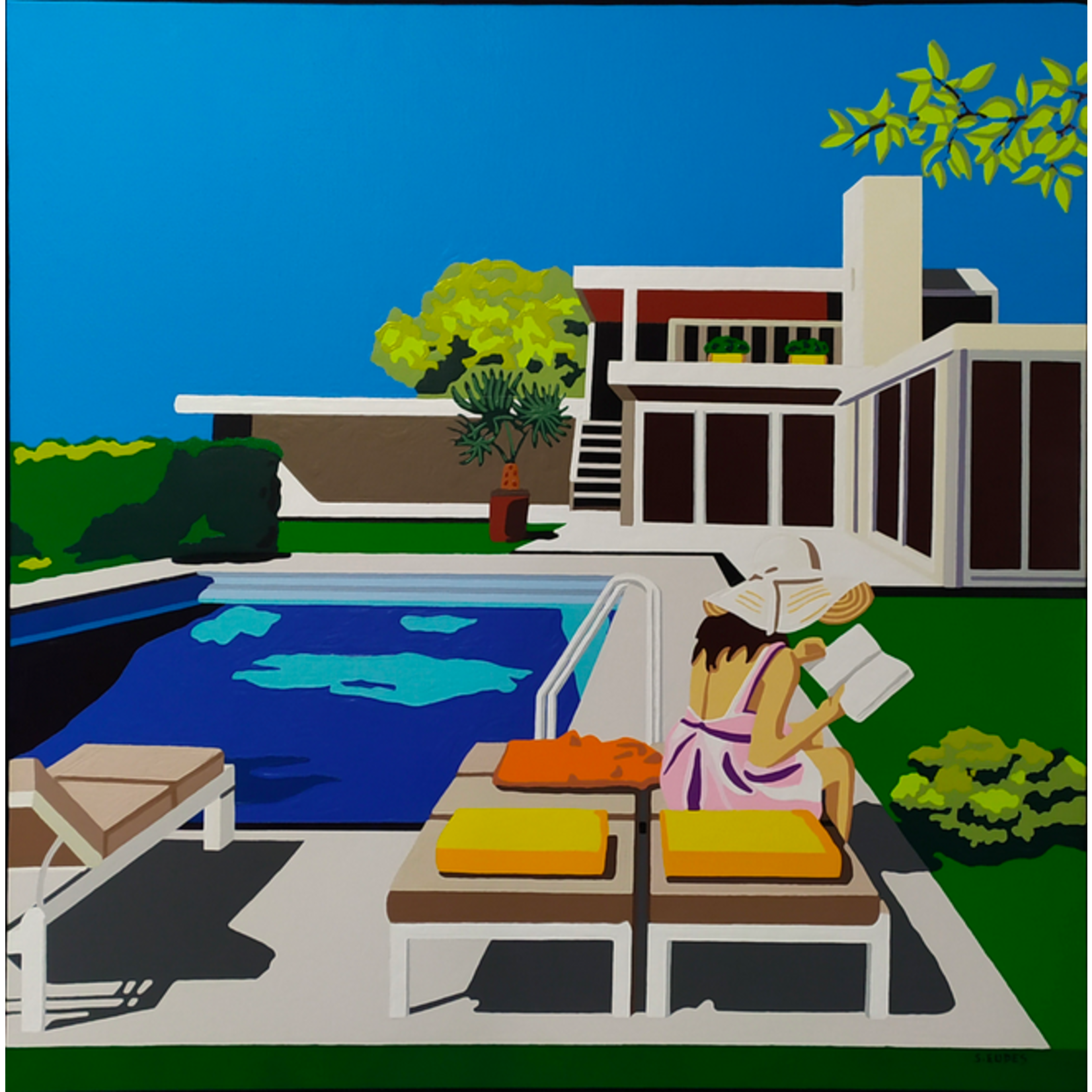 The Picturalist | Stretched Print on Canvas Palm Springs by Sylvie Eudes
