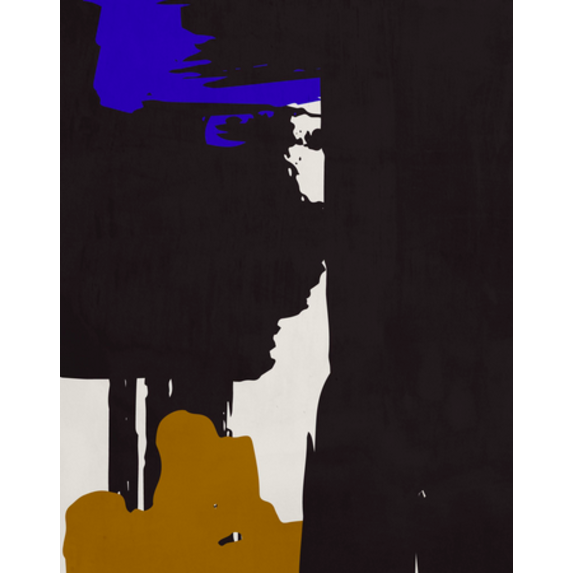 Framed Print on Canvas: Robert in Blue by Alejandro Franseschini  32 x 48 inches each panel