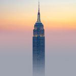 Framed Print on Rag Paper: The Empire State Building
