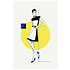 The Picturalist | Fine Art Prints on Paper Yellow & Blue Vintage Sketches 60S