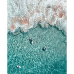 Framed Print on Rag Paper: Surf in Tahiti