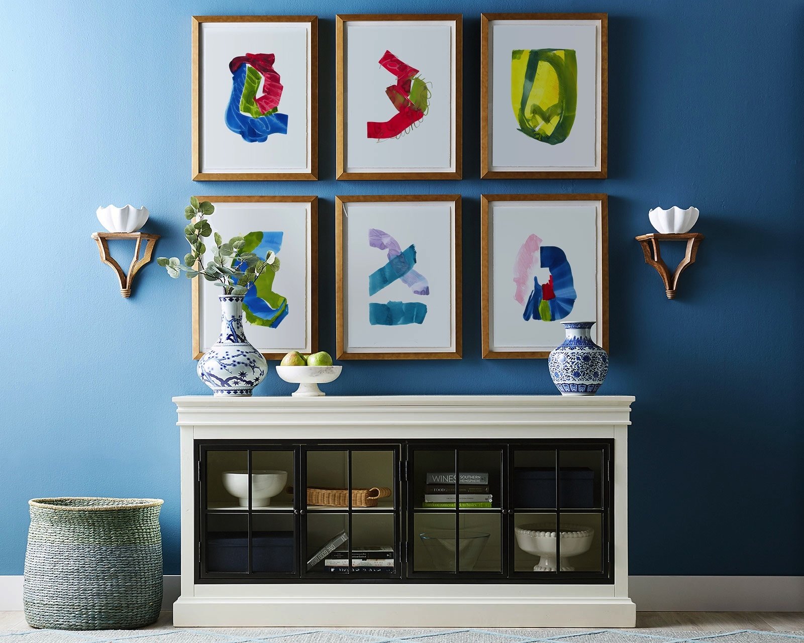 Color Study Gallery Wall by Encarnacion Portal Rubio