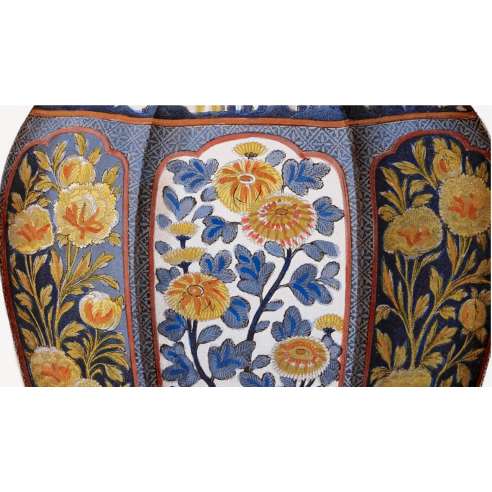 The Picturalist | Fine Art Prints on Paper Chinese Vase in Blue and Yellow