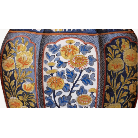The Picturalist | Fine Art Prints on Paper Chinese Vase in Blue and Yellow