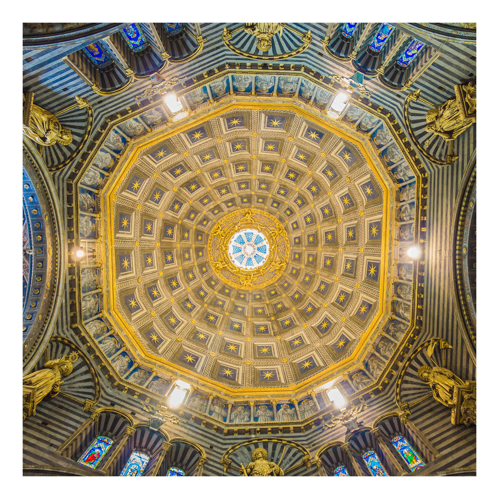 Framed Print on Rag Paper: Basilica Dome