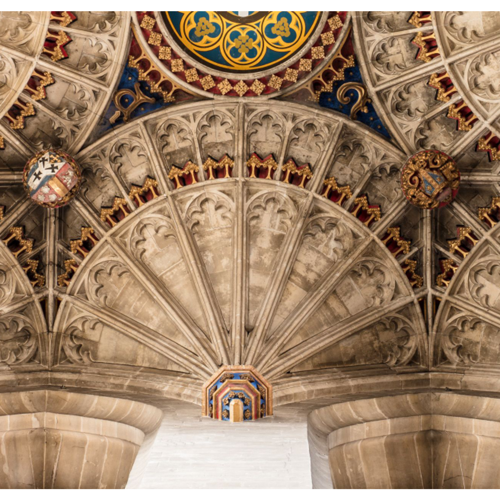 Cathedral arch keystone, artwork available as Framed Prints