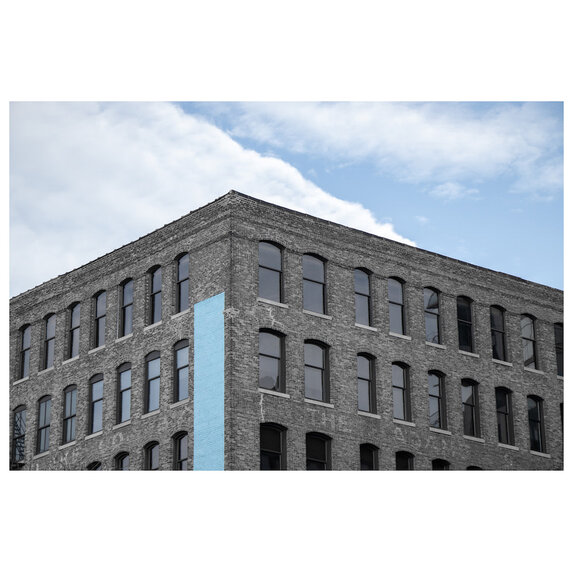 Fine Art Print on Rag Paper Brick Building Close-up in Chicago by Ugo Shirvanian