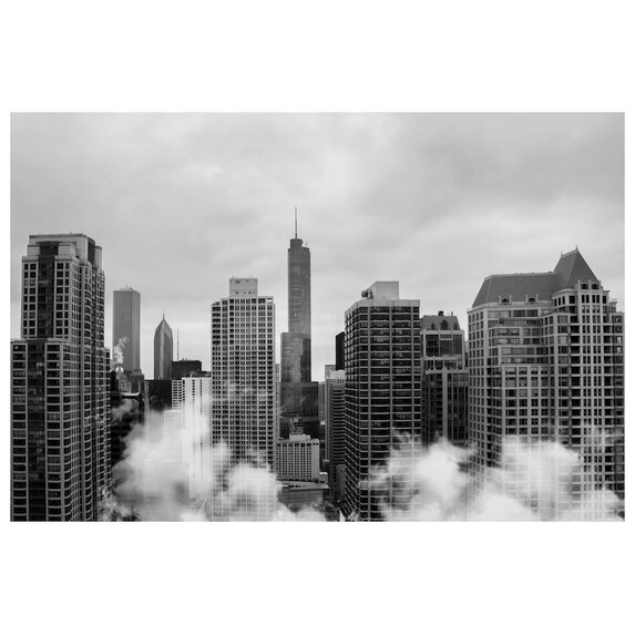 The Picturalist | Fine Art Prints on Paper Chicago Skyline by Ugo Shirvanian
