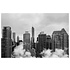 Framed Print on Rag Paper: Chicago Skyline by Ugo Shirvanian